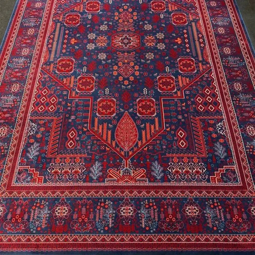 فرش لاکی 1200 شانه تمام نخ اکرولیک کد801